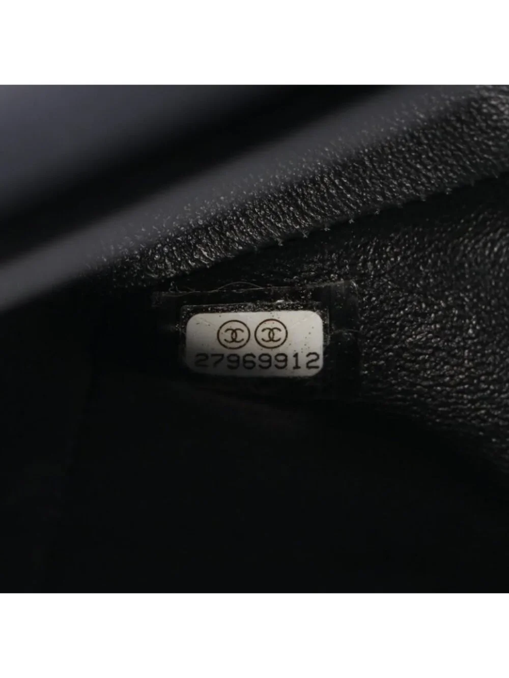 Chanel Shoulder Bag Chevron Stitch Double Flap Matte Black Caviar Leather